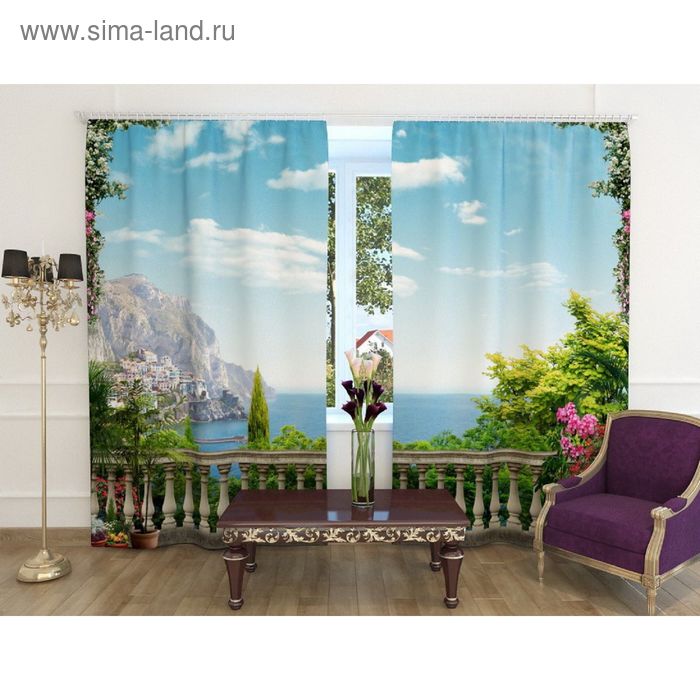 Фотошторы «Вид на городок», ширина 150 см, высота 260 см-2 шт., шторная лента, габардин
Фотошторы «Вид на городок», ширина 150 см, высота 260 см-2 шт., шторная лента, габардин