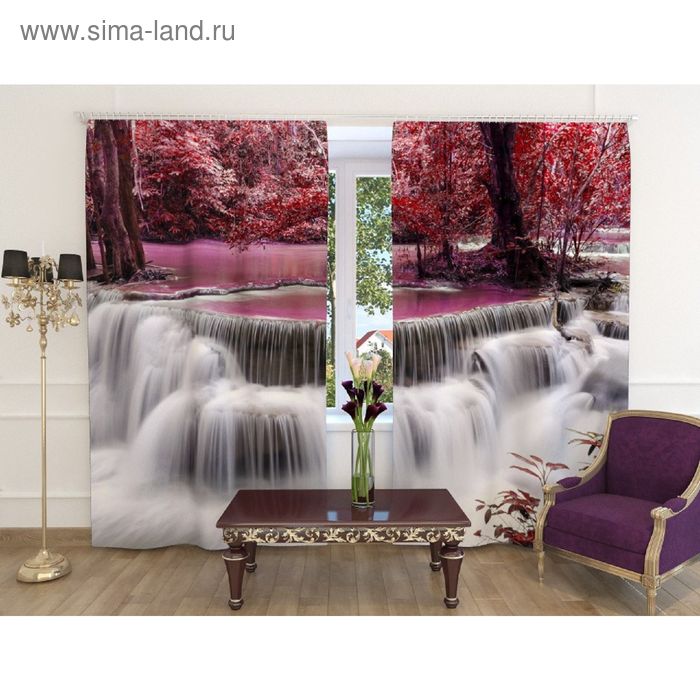 Фотошторы «Тайский водопад», ширина 150 см, высота 260 см-2 шт., шторная лента, габардин
Фотошторы «Тайский водопад», ширина 150 см, высота 260 см-2 шт., шторная лента, габардин