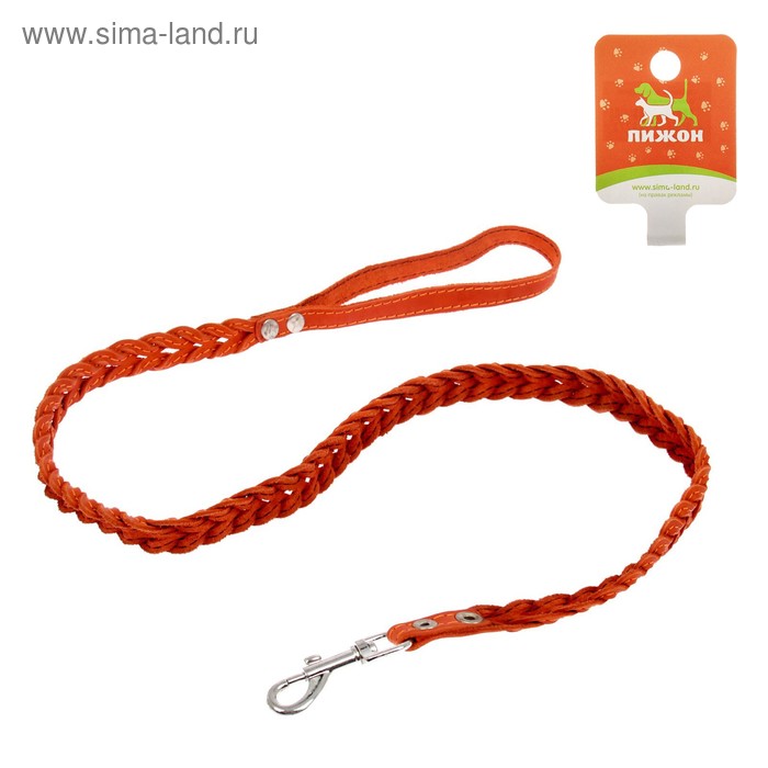 Поводок кожаный плетеный "Коса", 1.28 м х 1.4 см, микс цветов
Поводок кожаный плетеный "Коса", 1.28 м х 1.4 см, микс цветов