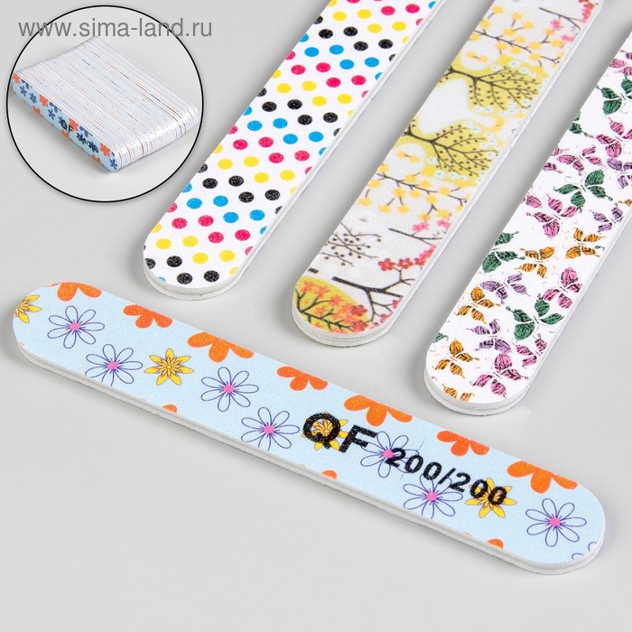 Пилка-наждак, абразивность 200/200, 12 см, фасовка 20 шт, рисунок МИКС
Пилка-наждак, абразивность 200/200, 12 см, фасовка 20 шт, рисунок МИКС