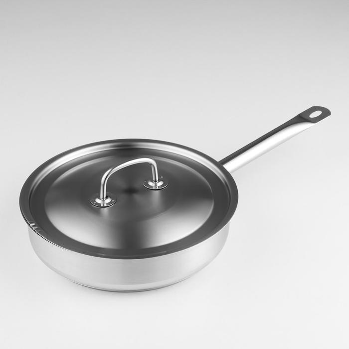 Сковорода «Гурман. Профи», d=24 см, нержавеющая сталь 
Сковорода «Гурман. Профи», d=24 см, нержавеющая сталь