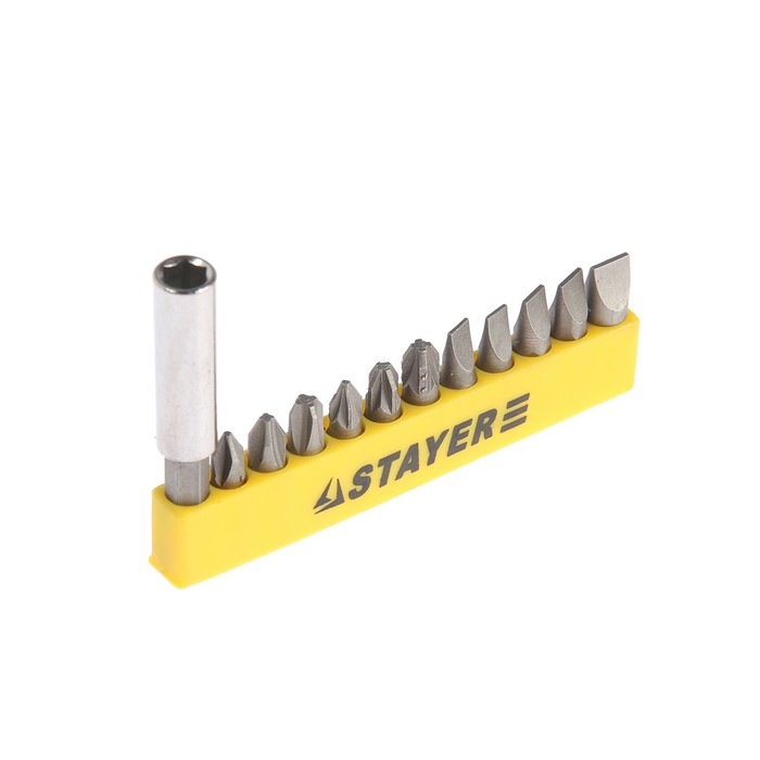 Набор STAYER Master, биты с магнитным держателем ,12 предметов
Набор STAYER Master, биты с магнитным держателем ,12 предметов