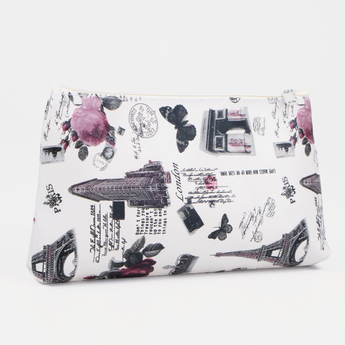 фото Косметичка на молнии, цвет бежевый