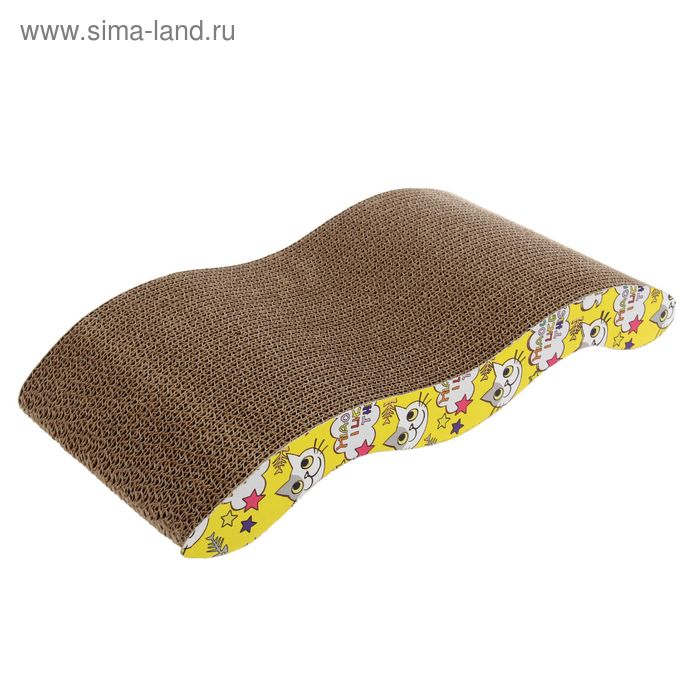 Гофрокогтеточка "Качели", 44 х 21 х 6,5 см, микс рисунков 
Гофрокогтеточка "Качели", 44 х 21 х 6,5 см, микс рисунков