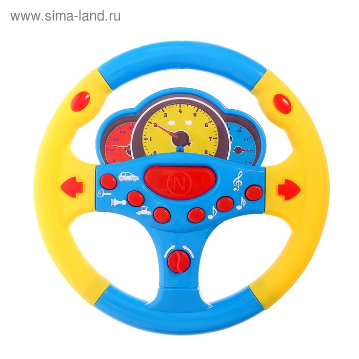 Руль музыкальный «Весёлые гонки», звуковые эффекты, МИКС
Руль музыкальный «Весёлые гонки», звуковые эффекты, МИКС