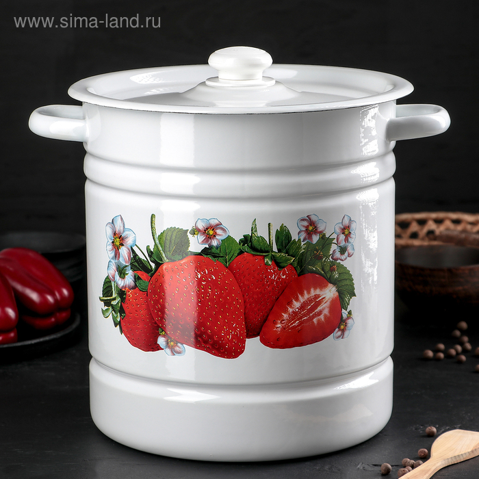 Мантоварка-позница «Клубника садовая», 12 л, 4 вставки, пластмассовая ручка
Мантоварка-позница «Клубника садовая», 12 л, 4 вставки, пластмассовая ручка