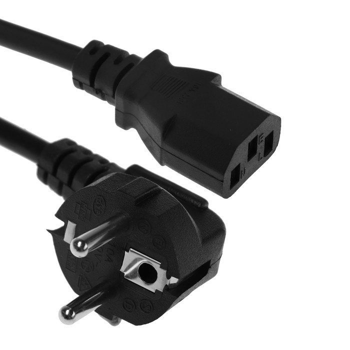 Кабель питания LuazON KDGN-005, Schuko - C13, 10 А, 1.5 м, черный 
Кабель питания LuazON KDGN-005, Schuko - C13, 10 А, 1.5 м, черный