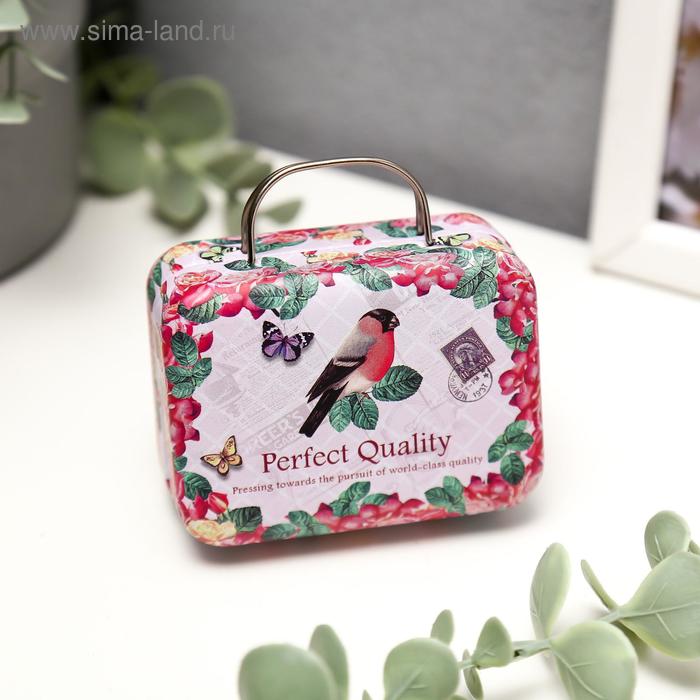 Шкатулка металл "Сумочка птичка" 3,5х7,5х5,5 см
Шкатулка металл "Сумочка птичка" 3,5х7,5х5,5 см