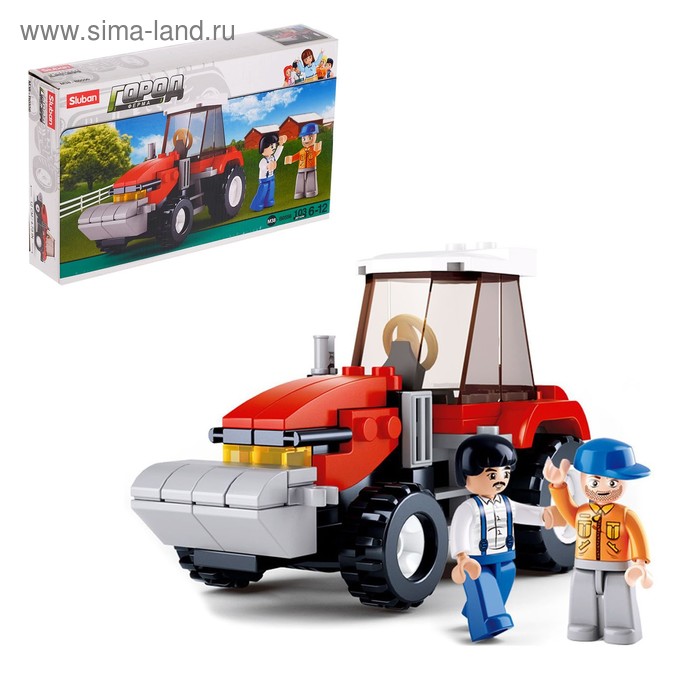 Конструктор «Фермерский трактор», 103 детали 
Конструктор «Фермерский трактор», 103 детали