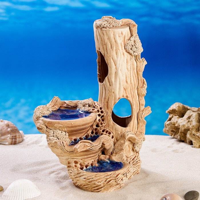 Декорация для аквариума "Бревно с озером", 17 х 16 х 24 см
Декорация для аквариума "Бревно с озером", 17 х 16 х 24 см