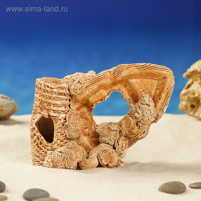 Декорация для аквариума "Лодка в коряге", 11 х 14 х 6 см
Декорация для аквариума "Лодка в коряге", 11 х 14 х 6 см