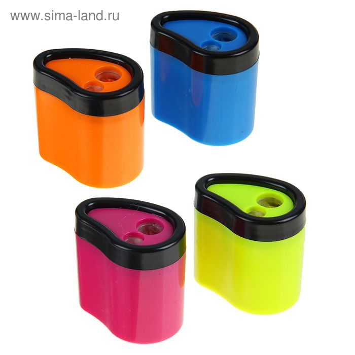 Точилка с контейнером "Тропик", двойная, МИКС
Точилка с контейнером "Тропик", двойная, МИКС