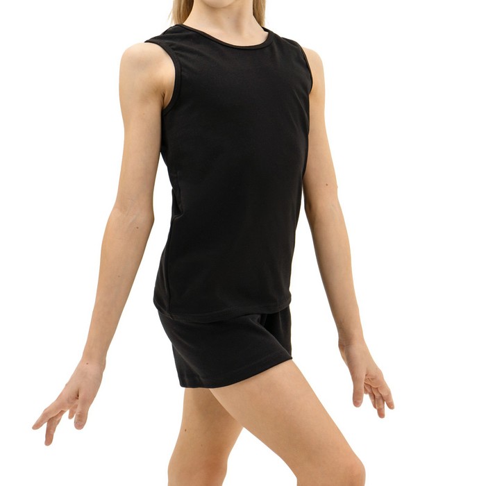 фото Майка спортивная grace dance, р. 28, цвет чёрный