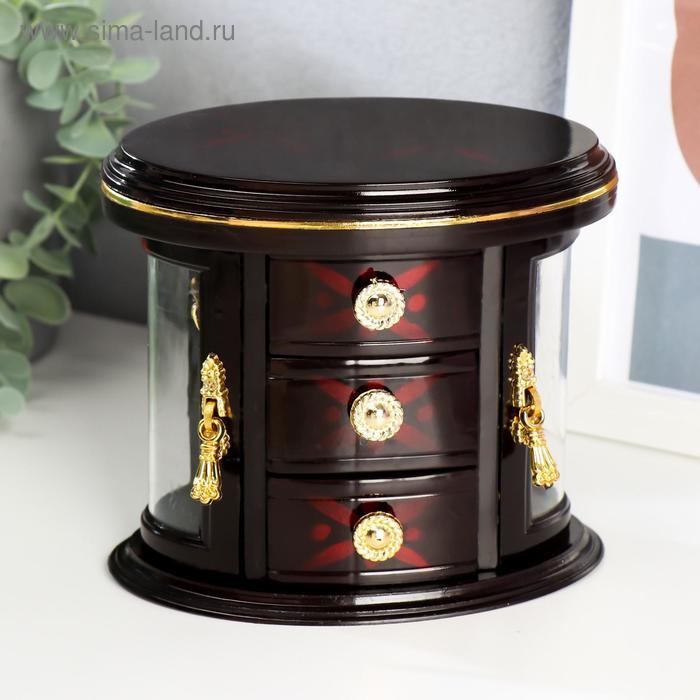 Шкатулка музыкальная "Шкаф овал" 16х10х15 см
Шкатулка музыкальная "Шкаф овал" 16х10х15 см