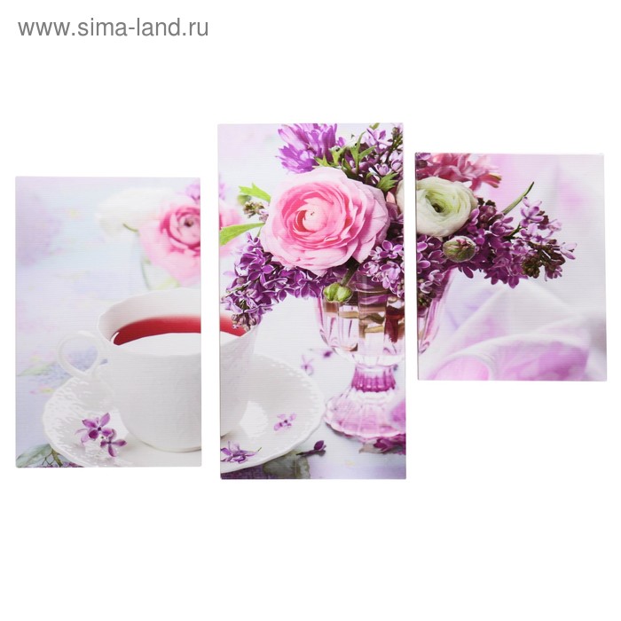 Картина модульная на подрамнике "Утренний чай" 30х35,30х46,30х56 см; 90х56 см
Картина модульная на подрамнике "Утренний чай" 30х35,30х46,30х56 см; 90х56 см