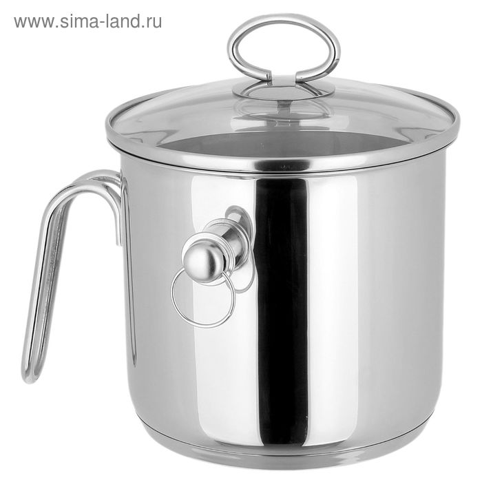 Ковш-молоковарка с крышкой, 2 л, капсульное дно
Ковш-молоковарка с крышкой, 2 л, капсульное дно