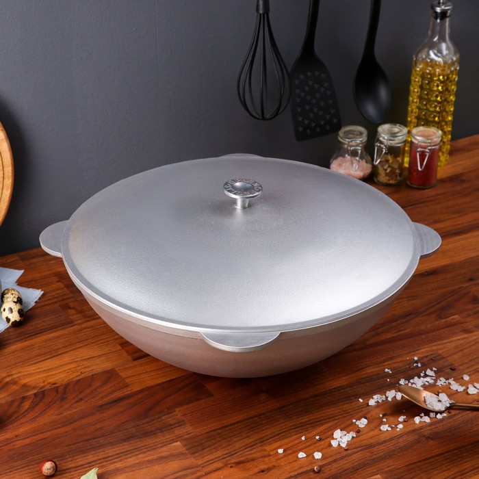 Казан алюминиевый "Татарский", для плова, 12 л
Казан алюминиевый "Татарский", для плова, 12 л