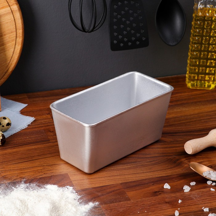 Форма для выпечки хлеба, литой алюминий, 21х10х10 см
Форма для выпечки хлеба, литой алюминий, 21х10х10 см