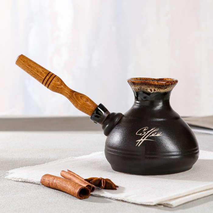 Турка для кофе "Средняя", керамика, 0.4 л
Турка для кофе "Средняя", керамика, 0.4 л