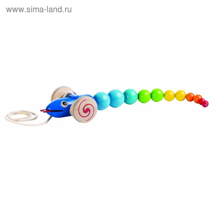 Игрушка-каталка на верёвочке «Змейка»
Игрушка-каталка на верёвочке «Змейка»