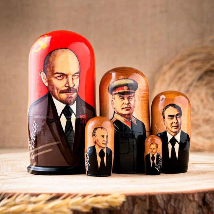 Матрешка "Ленин" 5 кукол
Матрешка "Ленин" 5 кукол
