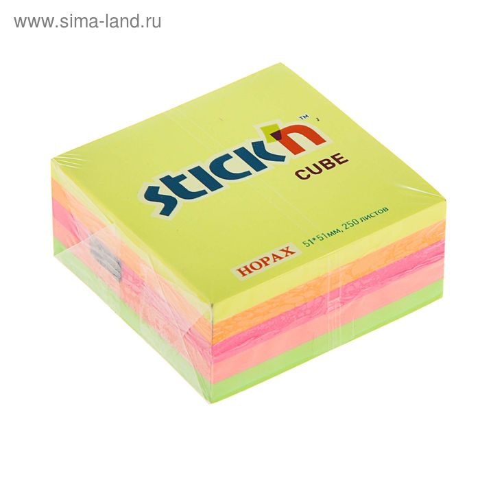 Блок с липким краем Hopax, 51 x 51 мм, 250 листов, неоновый, 5 цветов
Блок с липким краем Hopax, 51 x 51 мм, 250 листов, неоновый, 5 цветов