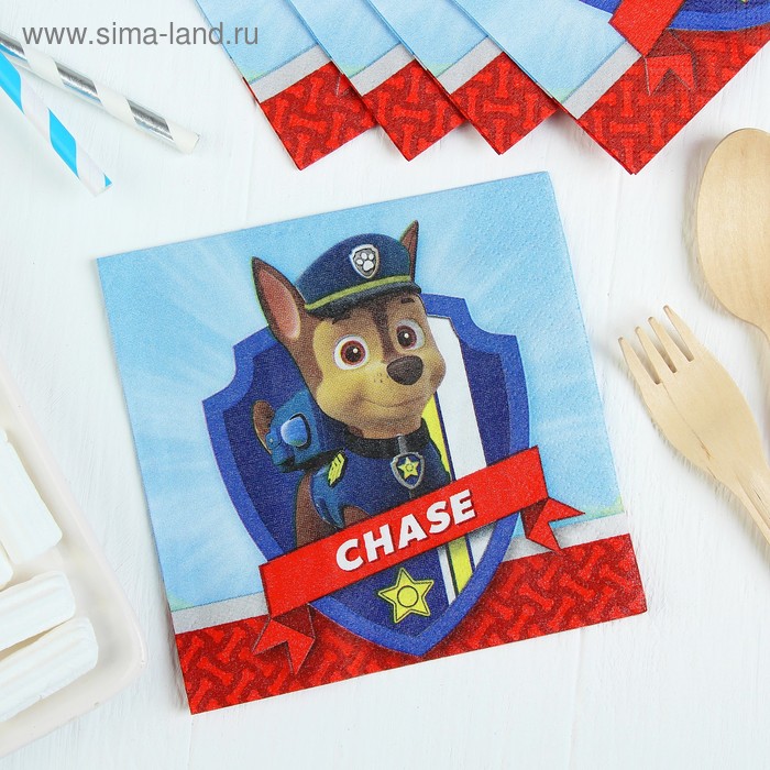 Салфетки бумажные «Щенячий патруль», 25х25, набор 16 шт.
Салфетки бумажные «Щенячий патруль», 25х25, набор 16 шт.