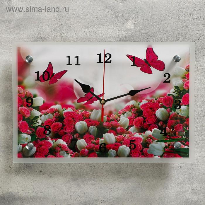 Часы настенные, серия: Цветы, "Бабочки над цветами", 20х30 см, микс
Часы настенные, серия: Цветы, "Бабочки над цветами", 20х30 см, микс