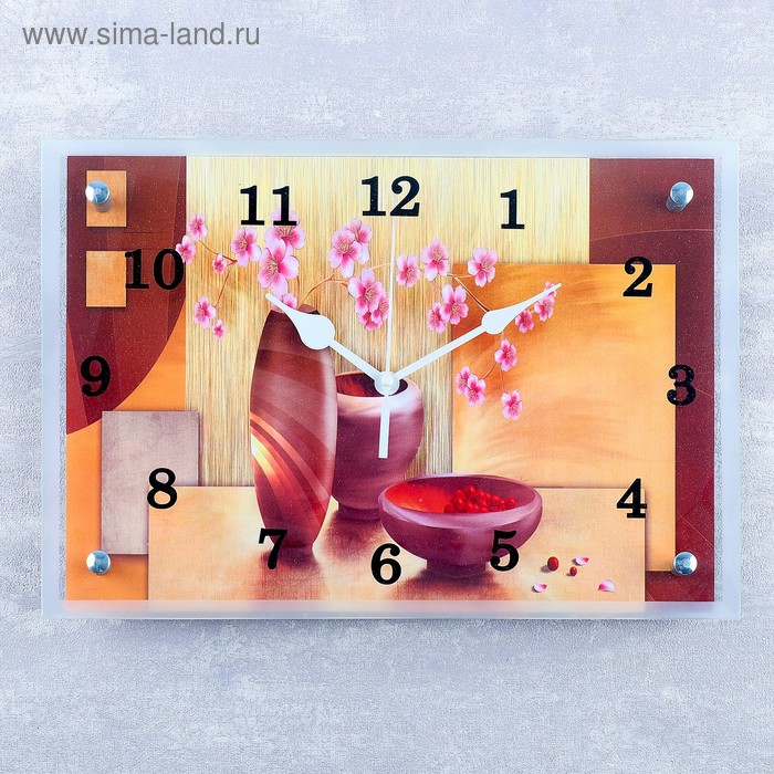 Часы настенные, серия: Интерьер, "Декоративные вазы", 25х35 см, микс
Часы настенные, серия: Интерьер, "Декоративные вазы", 25х35 см, микс