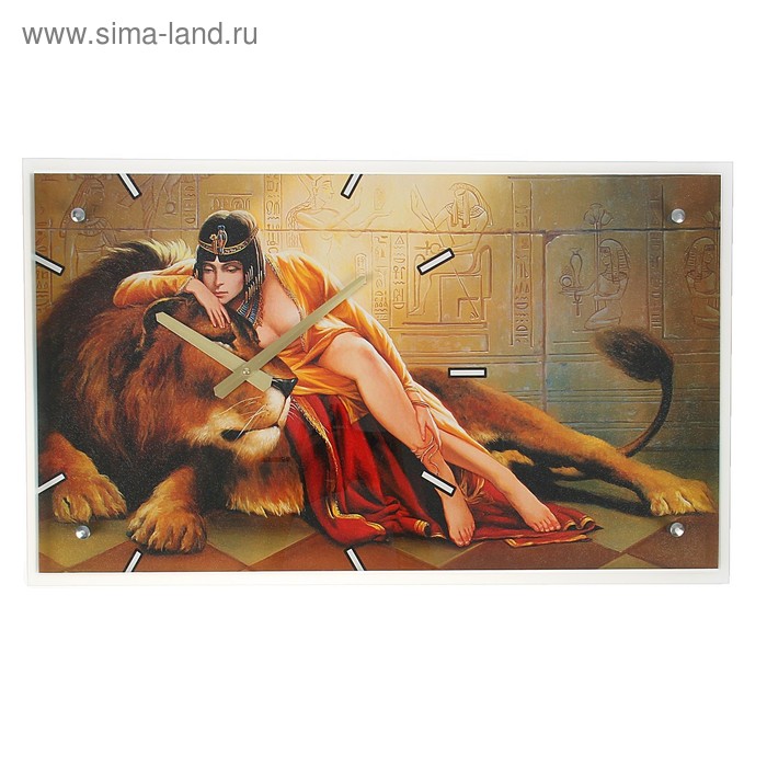 Часы настенные, серия: Люди, "Царица со львом", 35х60 см, микс
Часы настенные, серия: Люди, "Царица со львом", 35х60 см, микс