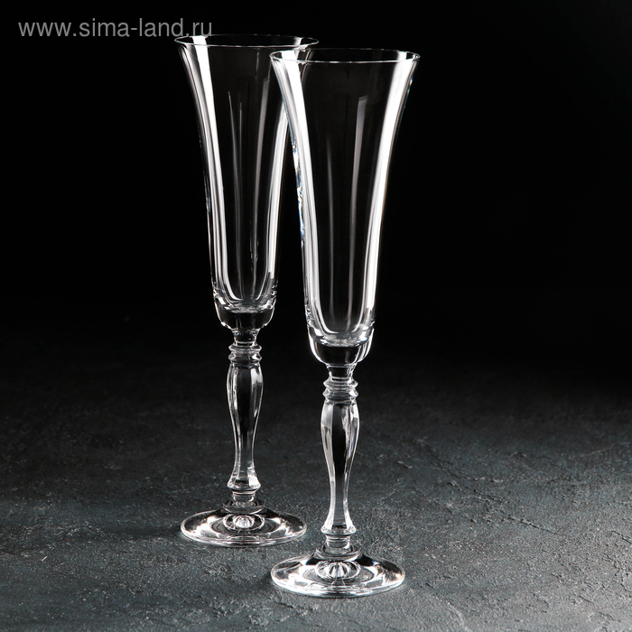 Набор фужеров для шампанского Bohemia Crystal «Виктория. Свадебный», 180 мл, 2 шт
Набор фужеров для шампанского Bohemia Crystal «Виктория. Свадебный», 180 мл, 2 шт