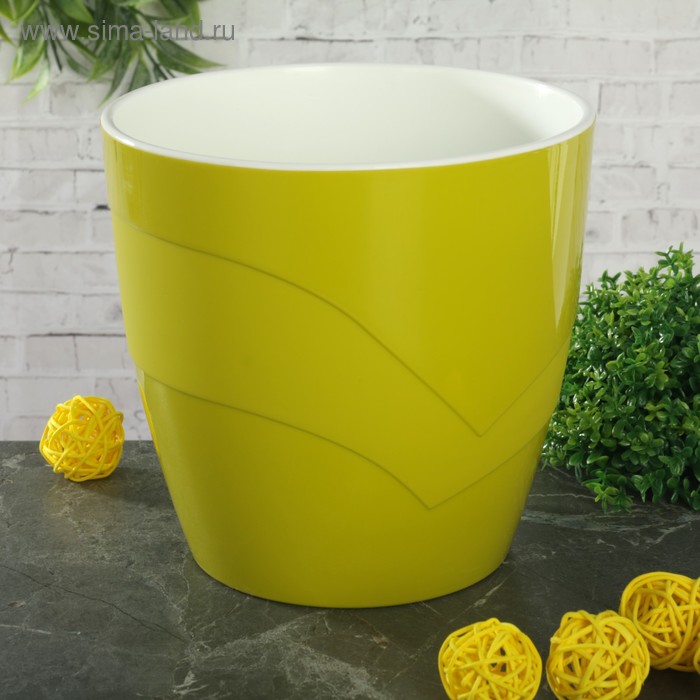 Кашпо со вставкой «Грация», 2 л, цвет фисташковый
Кашпо со вставкой «Грация», 2 л, цвет фисташковый