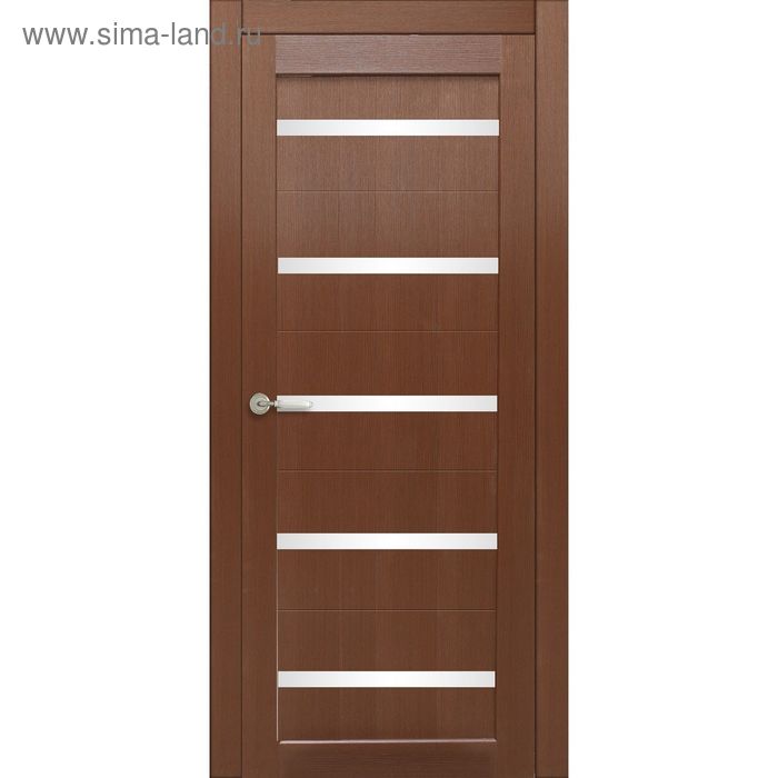 Дверное полотно остекленное Аврора Каштан 2000х800
Дверное полотно остекленное Аврора Каштан 2000х800