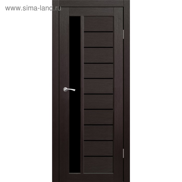 Дверное полотно остекленное Корсика Венге, черный лакобель 2000х700
Дверное полотно остекленное Корсика Венге, черный лакобель 2000х700