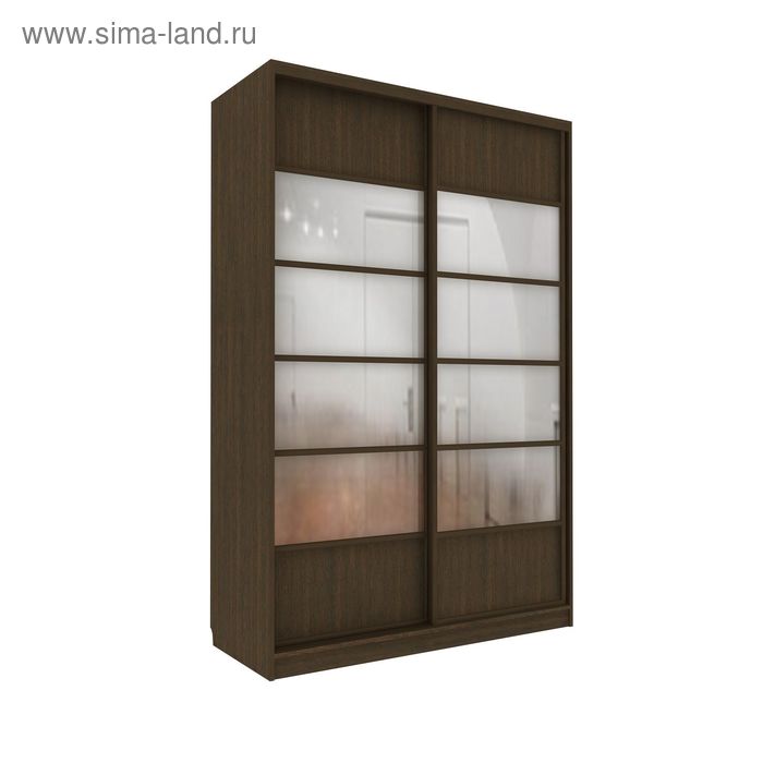 Шкаф-купе Добротный 2 зеркала+ЛДСП Венге Темный
Шкаф-купе Добротный 2 зеркала+ЛДСП Венге Темный