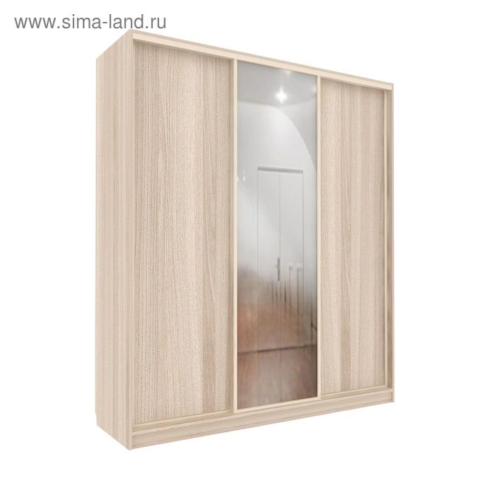 Шкаф-купе Практичный 1 зеркало Ясень Шимо Светлый
Шкаф-купе Практичный 1 зеркало Ясень Шимо Светлый