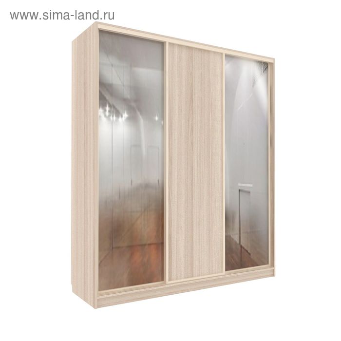 Шкаф-купе Практичный 2 зеркала Ясень Шимо Светлый
Шкаф-купе Практичный 2 зеркала Ясень Шимо Светлый