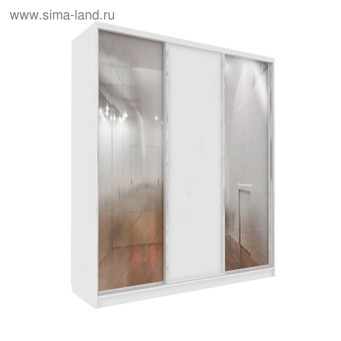 Шкаф-купе Практичный 2 зеркала Белый
Шкаф-купе Практичный 2 зеркала Белый