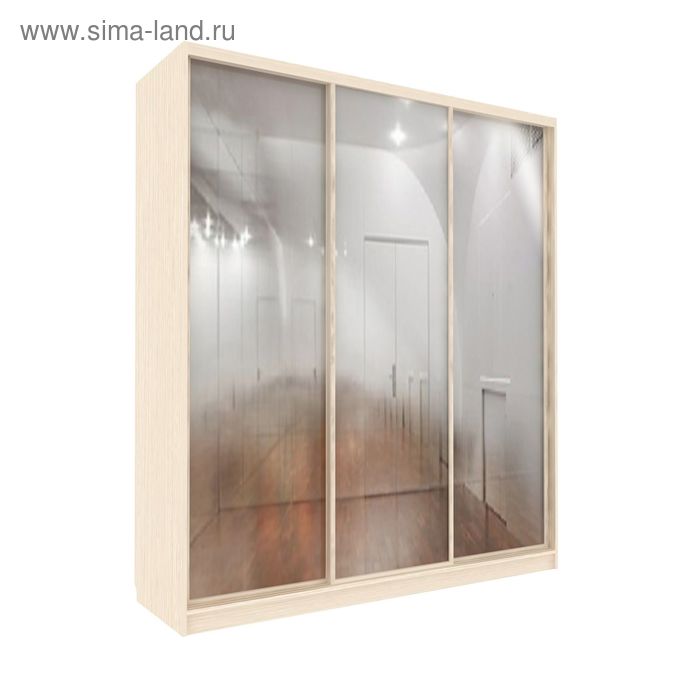 Шкаф-купе Практичный 3 зеркала Венге Светлый
Шкаф-купе Практичный 3 зеркала Венге Светлый