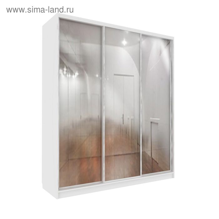 Шкаф-купе Практичный 3 зеркала Белый
Шкаф-купе Практичный 3 зеркала Белый