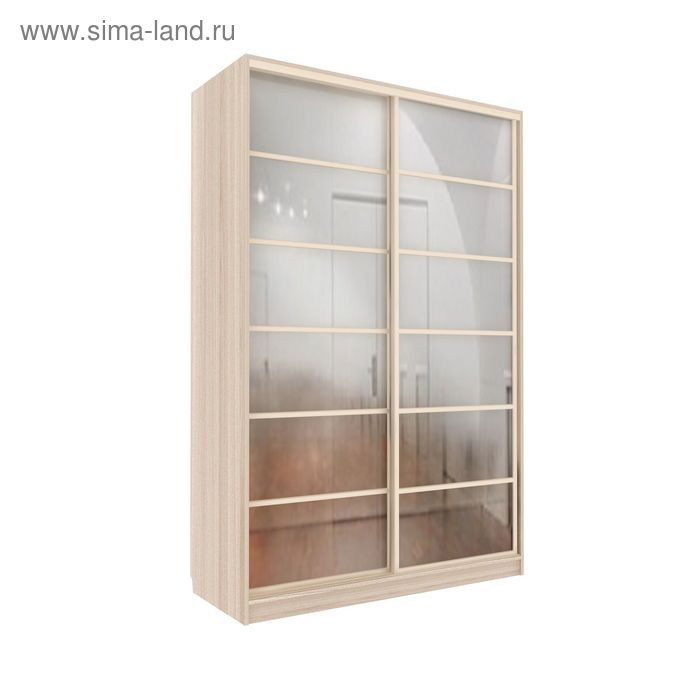 Шкаф-купе Добротный 2 зеркала Ясень Шимо Светлый
Шкаф-купе Добротный 2 зеркала Ясень Шимо Светлый