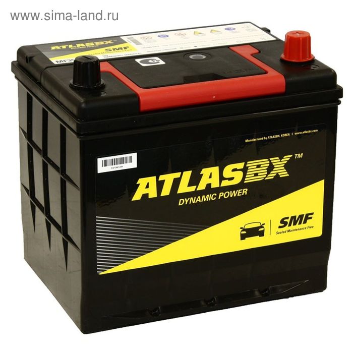 Аккумуляторная батарея Atlas 60 Ач, обратная полярность MF 35-550 (D23FL)
Аккумуляторная батарея Atlas 60 Ач, обратная полярность MF 35-550 (D23FL)