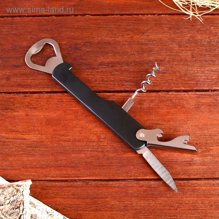 фото Набор туриста "егерь" 4в1: нож, штопор, две открывалки
