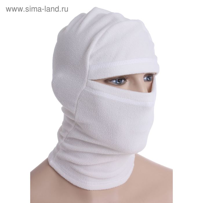 Шлем — маска «Ниндзя», цвет белый 
Шлем — маска «Ниндзя», цвет белый