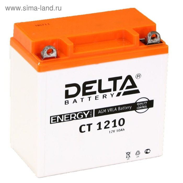 фото Аккумуляторная батарея delta 10 ач ct 1210 (12n9-4b-1)
