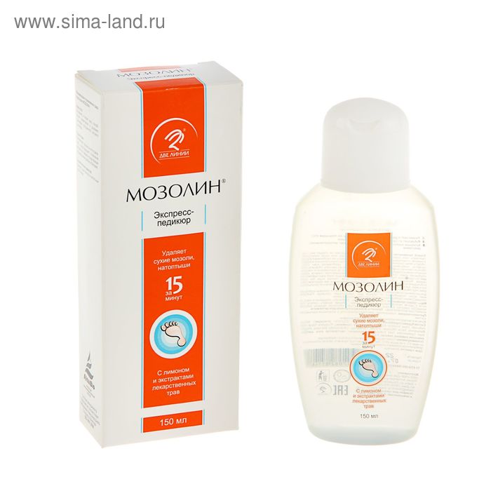 Экспресс-педикюр "Мозолин" для удаления мозолей и натоптышей, 150 мл
Экспресс-педикюр "Мозолин" для удаления мозолей и натоптышей, 150 мл