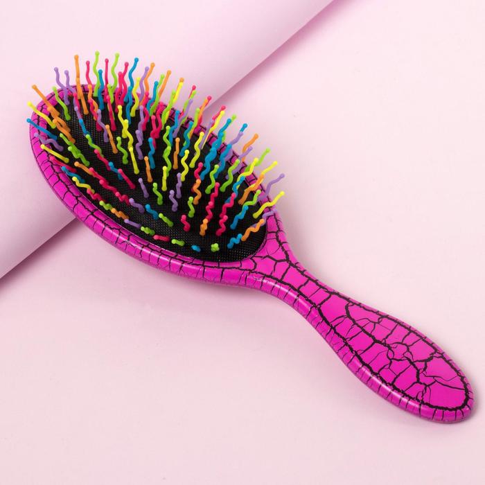 Расчёска массажная, 7 × 22,5 см, разноцветная
Расчёска массажная, 7 × 22,5 см, разноцветная