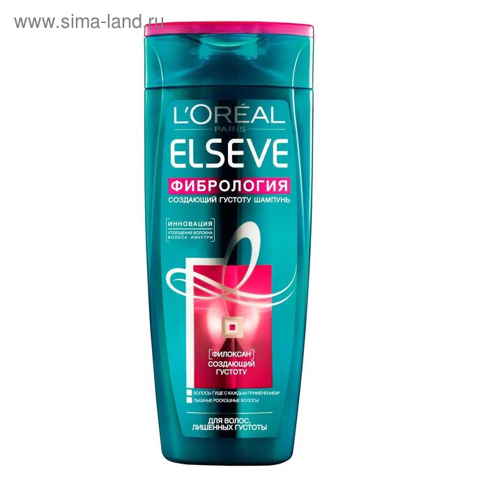 Шампунь для волос L'Oreal Elseve «Фибрология», для густоты волос, 400 мл