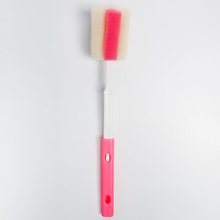 Ёршик-губка для бутылочек и детской посуды, цвета МИКС 
Ёршик-губка для бутылочек и детской посуды, цвета МИКС