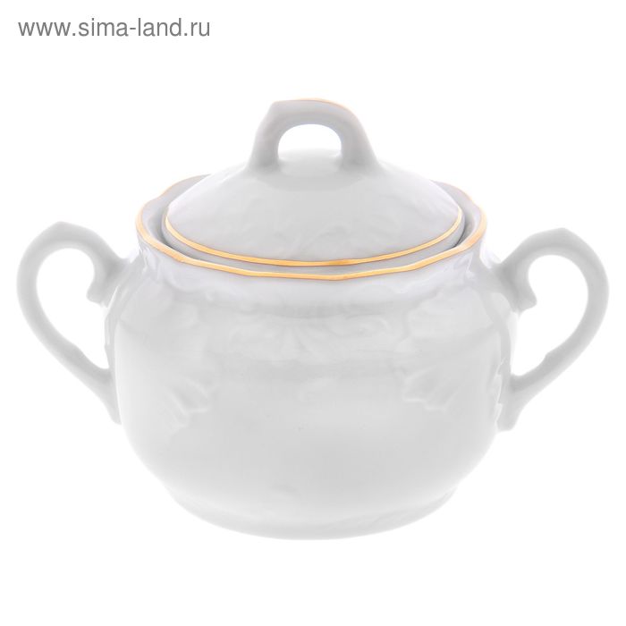 Сахарница, 200 мл, отводка золотом
Сахарница, 200 мл, отводка золотом